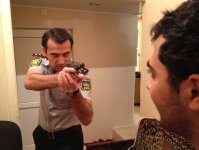 В Баку снимается сериал о любви полицейского "Солнце, достигшее своей мечты" (фотосессия)